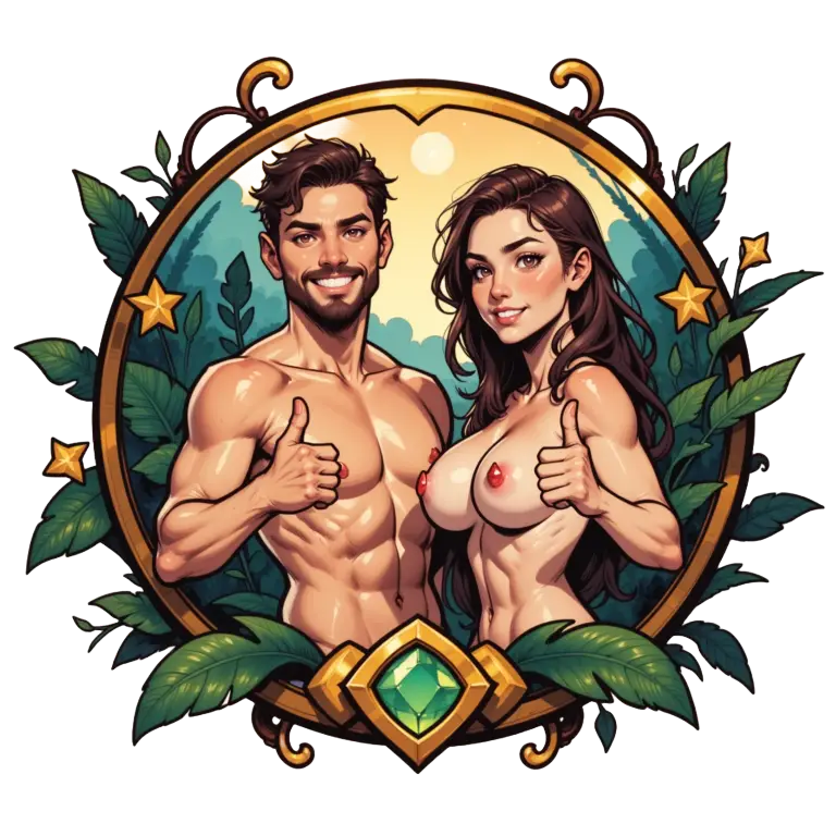 Badge plateformes porno premium Adult Time Brazzers avec duo sexy - Classement 2025