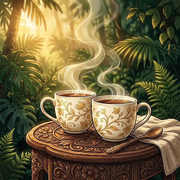 Deux tasses rapprochées sur une table — parler d'envies et de limites à froid