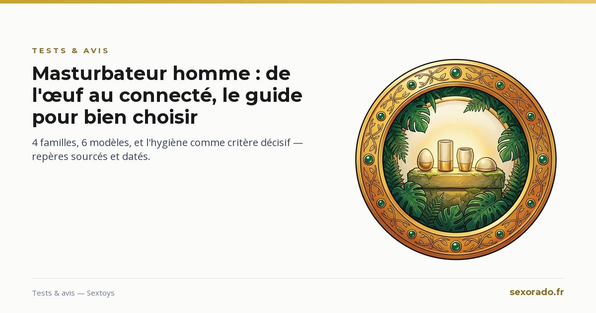 Masturbateur homme : de l&rsquo;œuf Tenga au connecté, le guide pour bien choisir